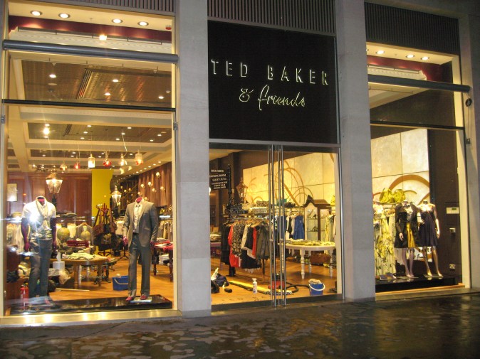 Freshlook Ted Baker shop front