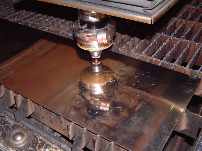 The original CO2 laser cutting machine