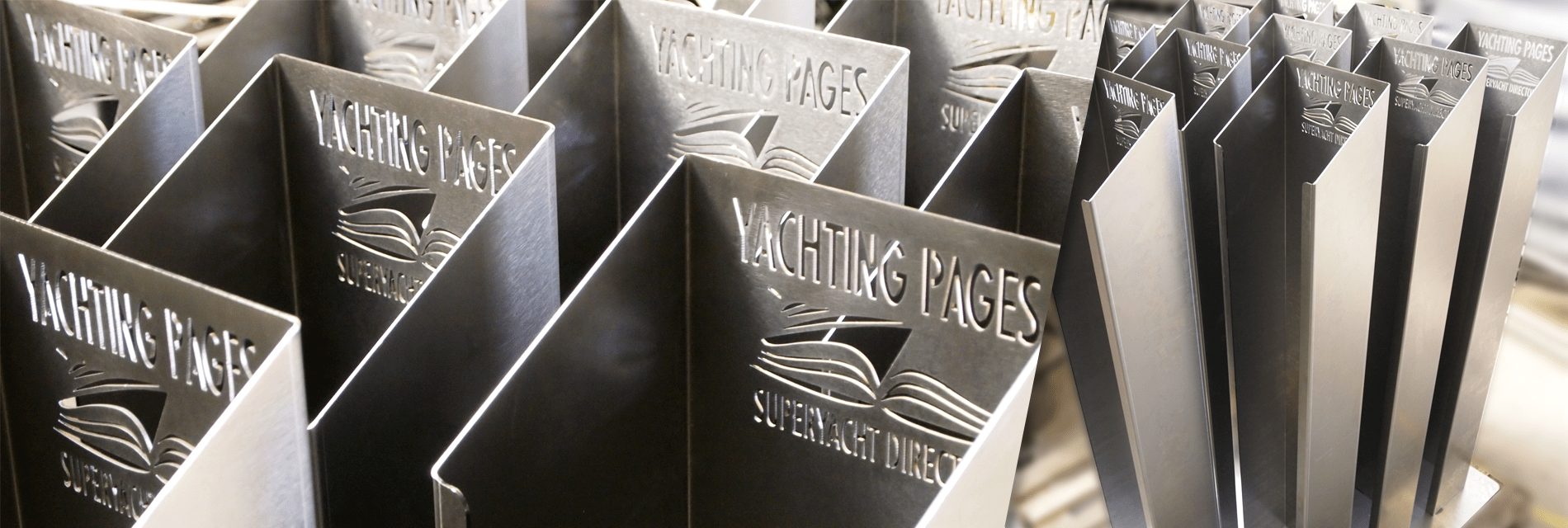 Leaflet holders for yatching paper