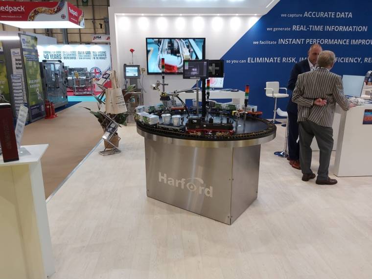 Harford’s exhibition stand with their completed project
